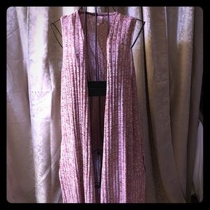 Lu la roe Sleeveless Duster Sweater